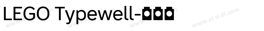 LEGO Typewell字体转换 LEGO Typewell字体转换